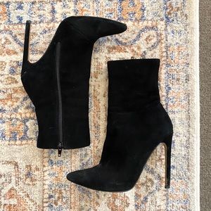 Steve Madden Suede Pointed Toe Booties